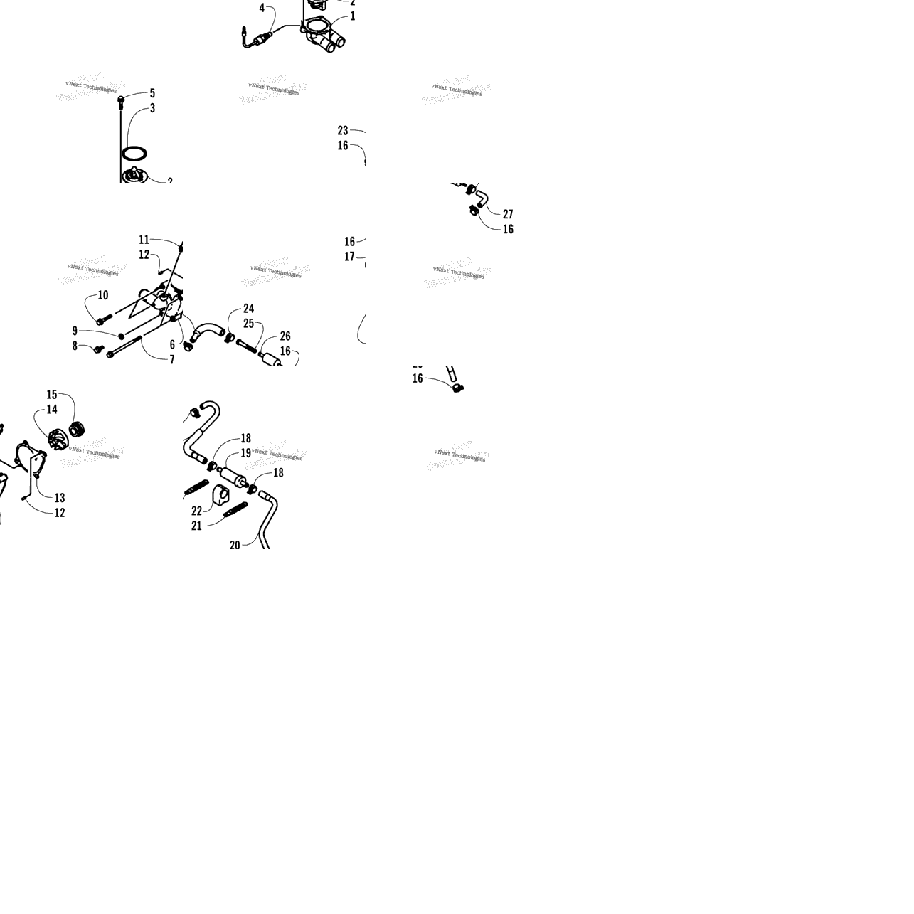 Water Pump/Thermostat Assembly