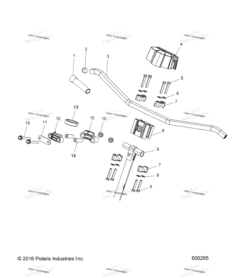 Steering, Upper & Handlebar Asm