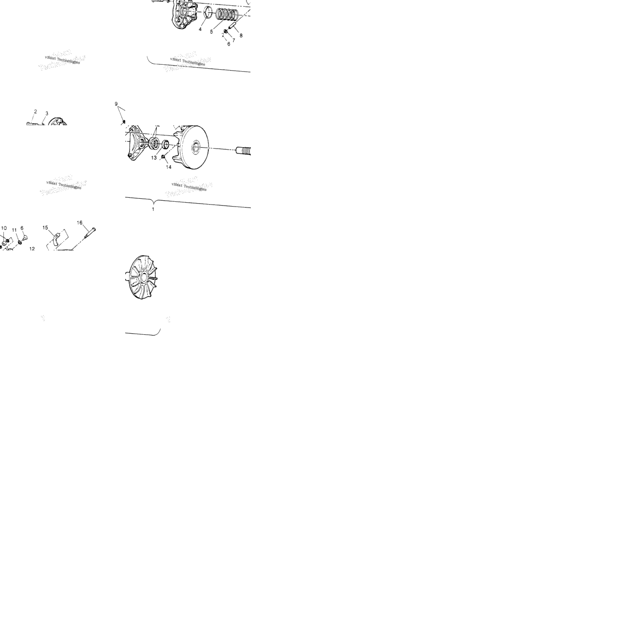 Drive Clutch Assembly Scrambler
