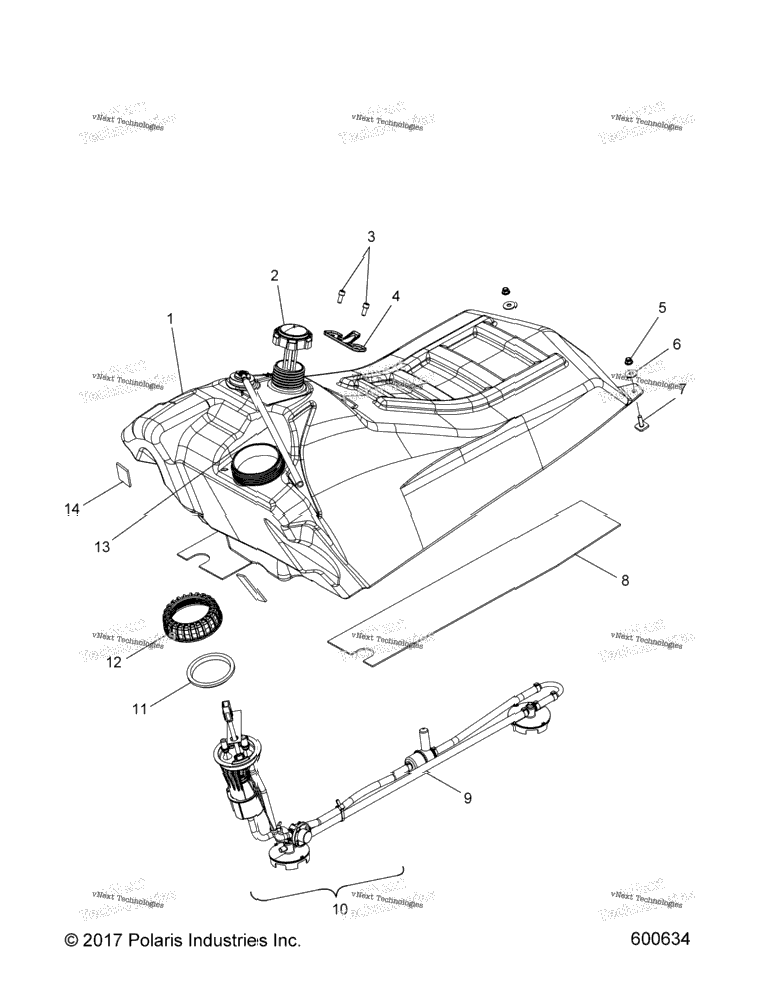 Fuel System, Fuel Tank Asm