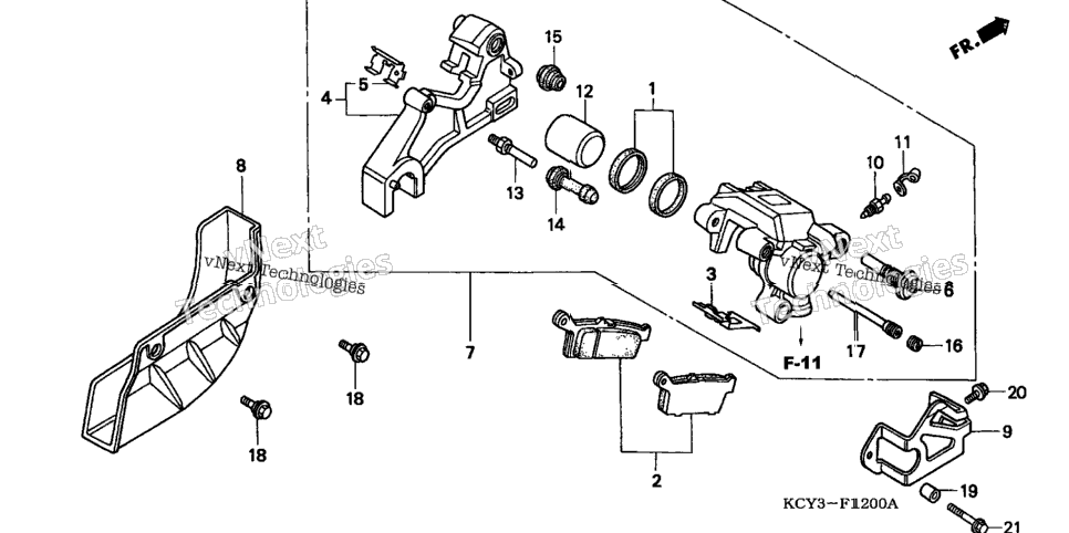 Rear Brake Caliper