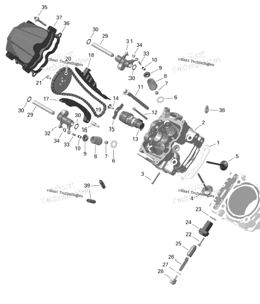 Rotax - Cylinder Head - 450