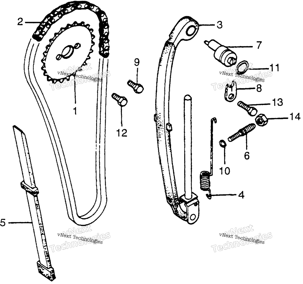 Cam Chain + Tensioner