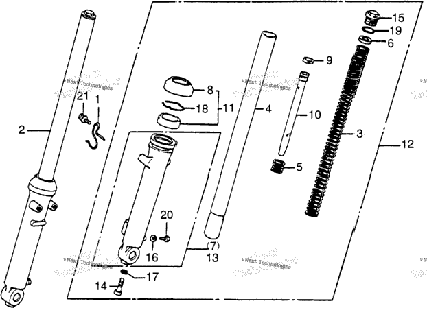 Front Fork 81-82