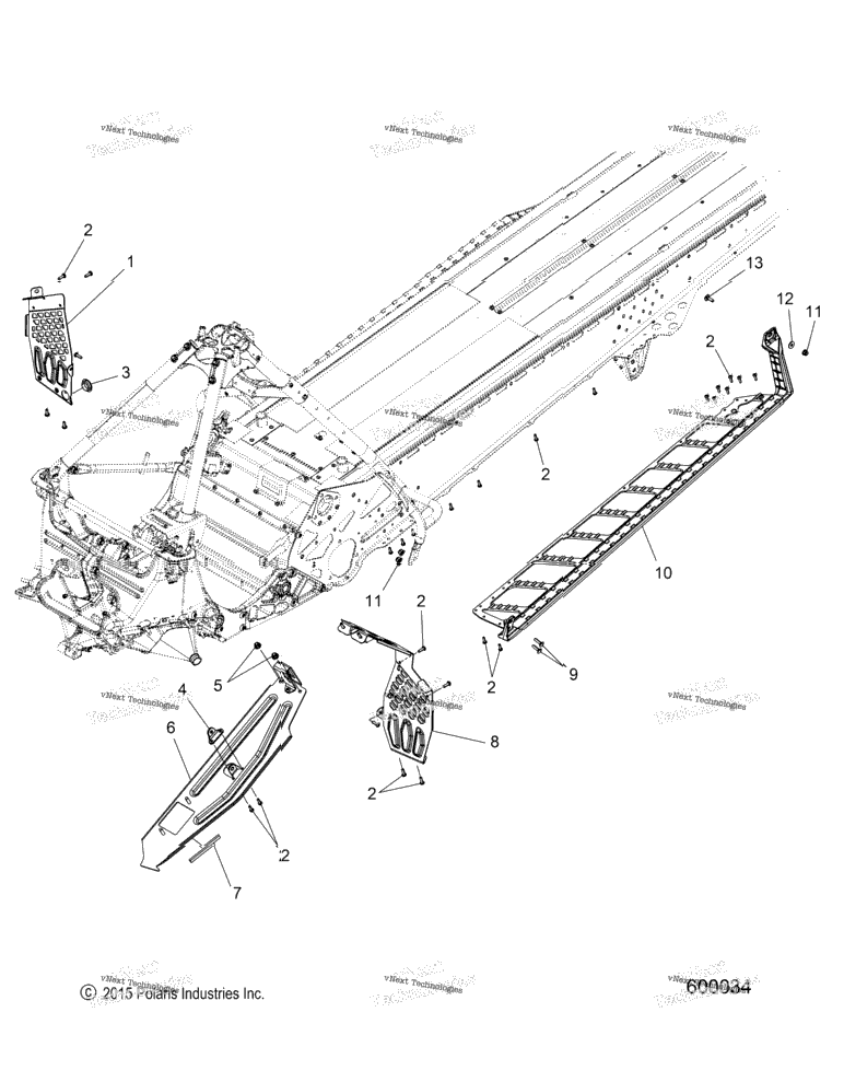 Chassis, Clutch Guard & Footrests