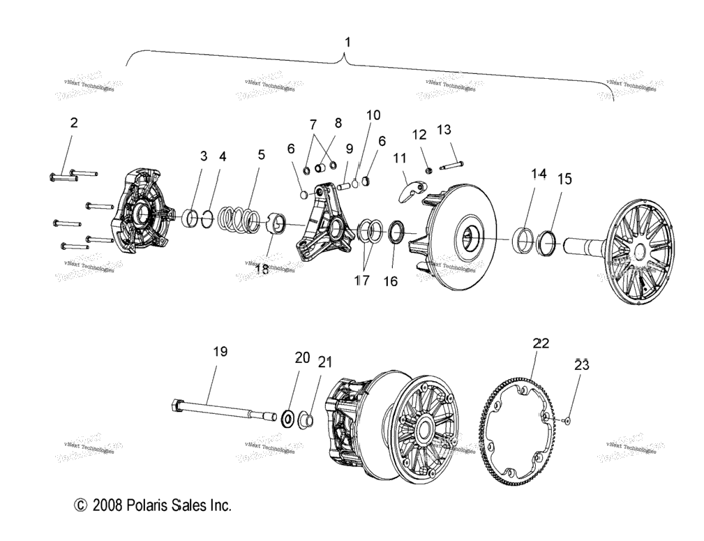 Drive Train, Clutch, Primary