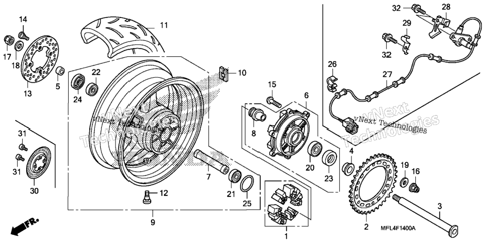 Rear Wheel