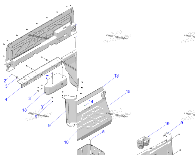 Body, Floor Closeoffs & Bin R22m4e57b5