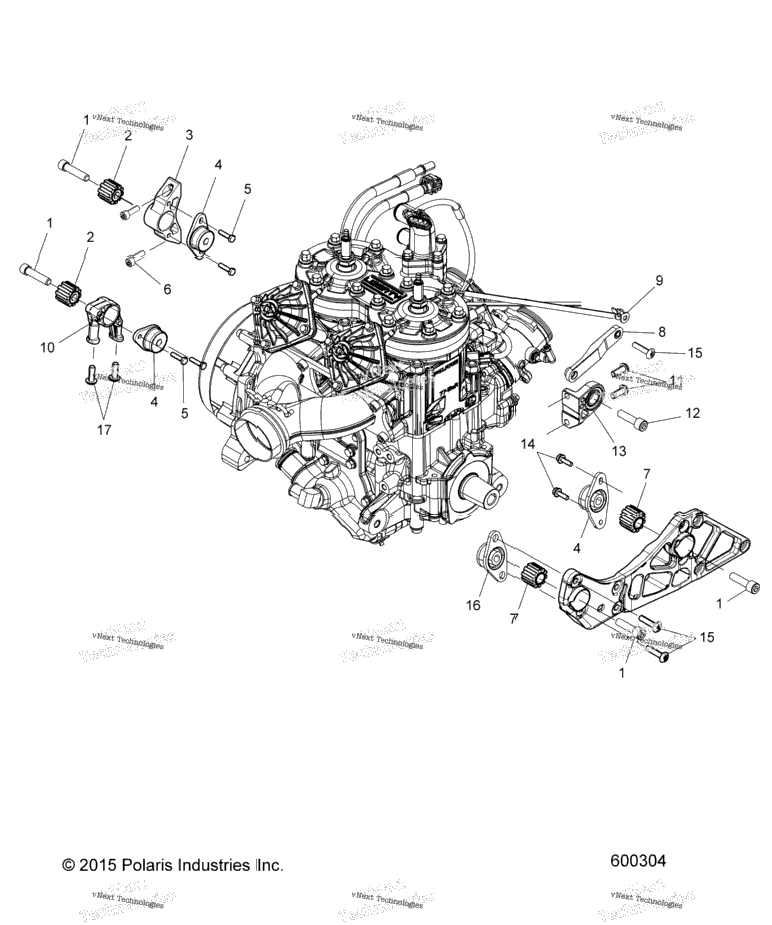 Engine, Mounting & Long Block