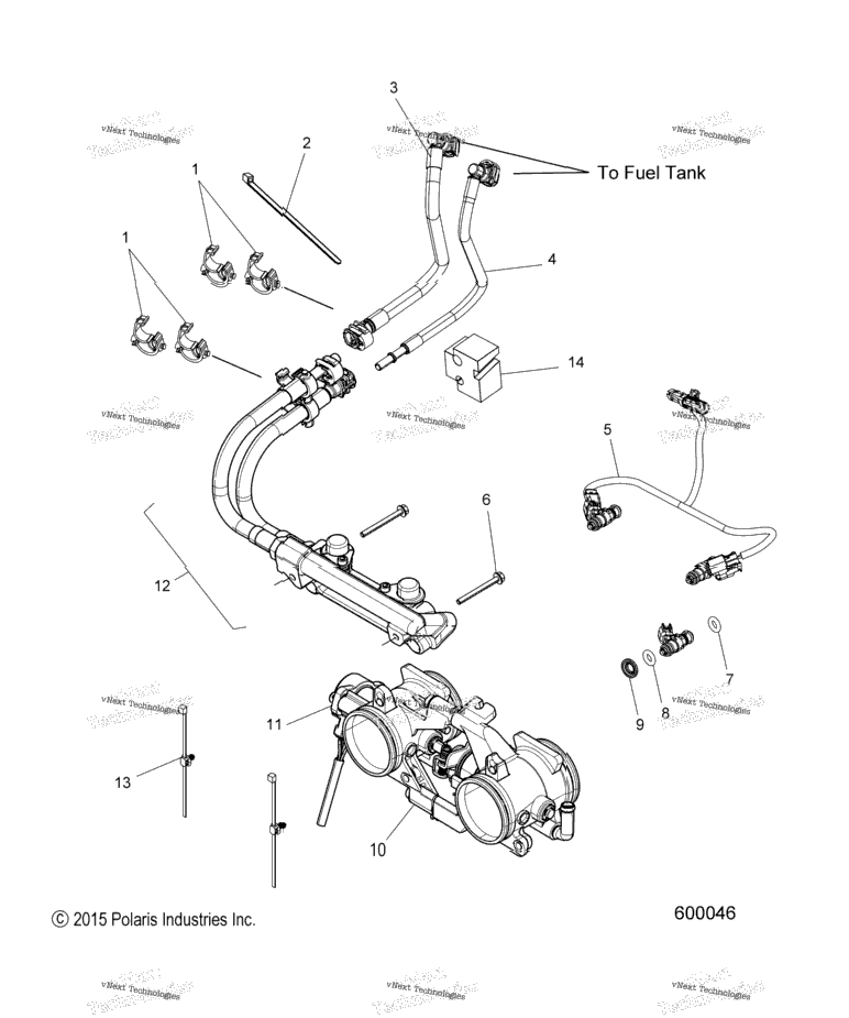 Fuel System, Rail, Lines & Throttle Body