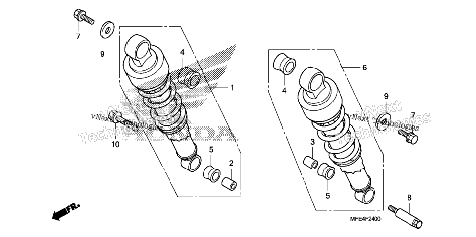 Rear Shock Absorber