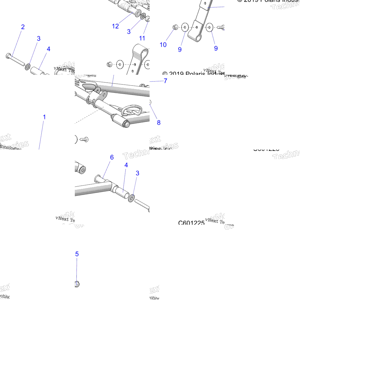 Suspension, Torque Arm, Front