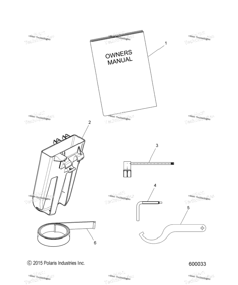 Tools, Belt Holder, Tools, & Owners Manual