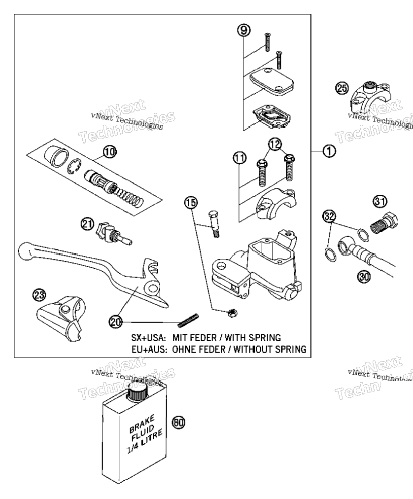 Hand Brake Cylinder