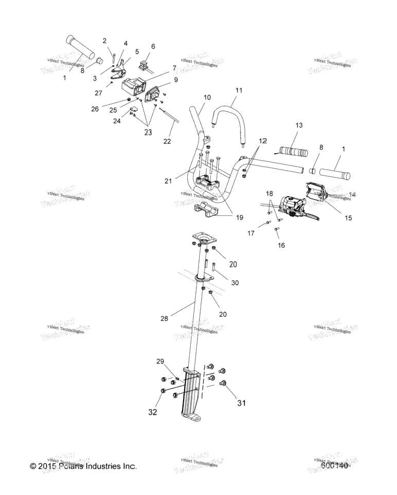 Steering, Handlebar And Post