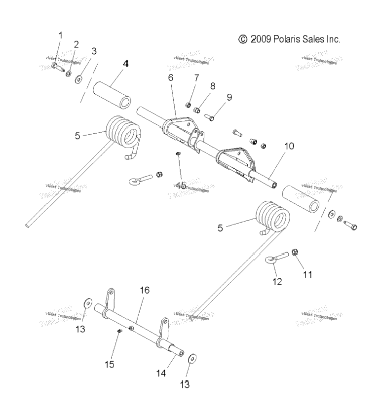 Suspension, Torque Arm, Rear & Pivot Arm