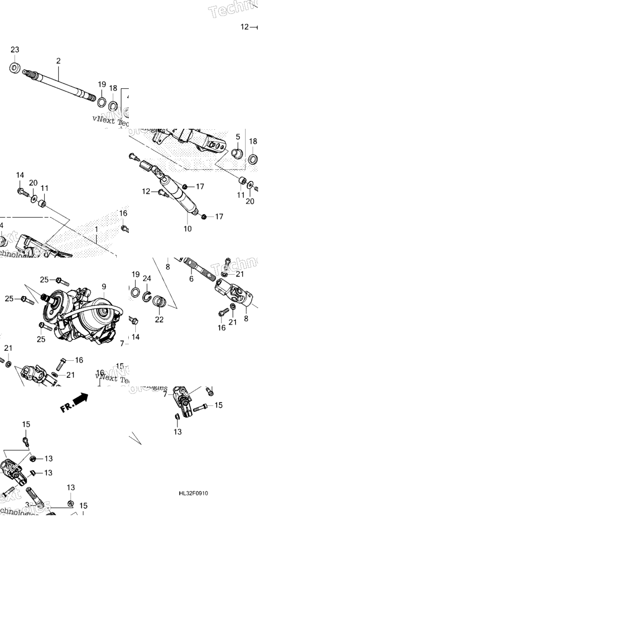 Steering Shaft@Steering Column (2)