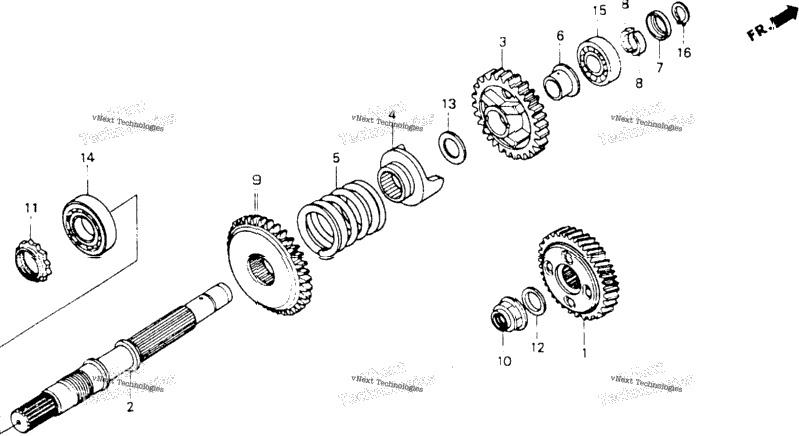 Final Gear Shaft