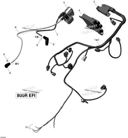 Engine Harness And Electronic Module V1