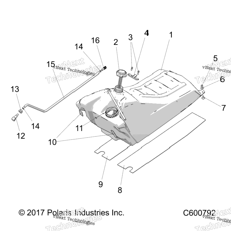 Fuel System, Fuel Tank Asm. All Options