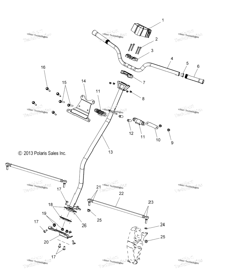 Steering, Hbar, Steering Post, Tie Rod All Options