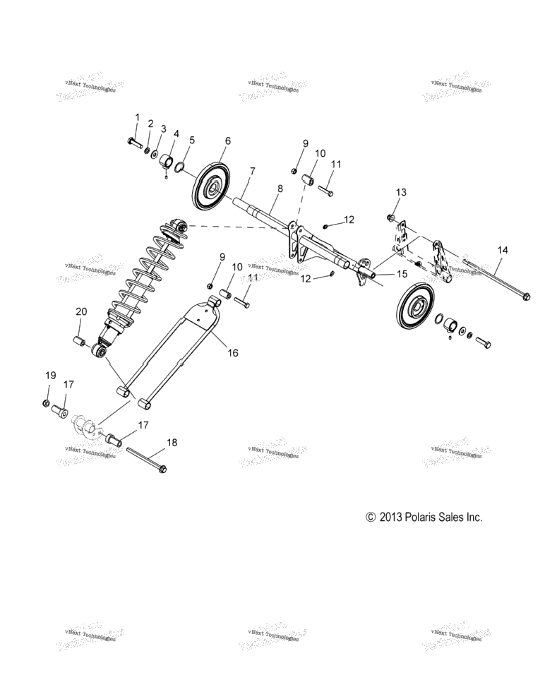 Suspension, Torque Arm, Rear All Options