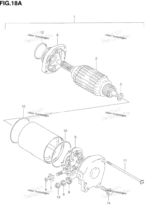 Starting Motor (Model R/S)