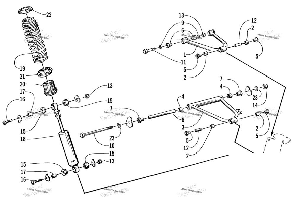 Front Suspension And Shock Absorber
