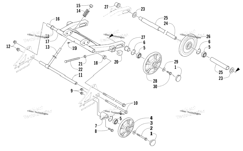 Articulating Skid Frame Assembly