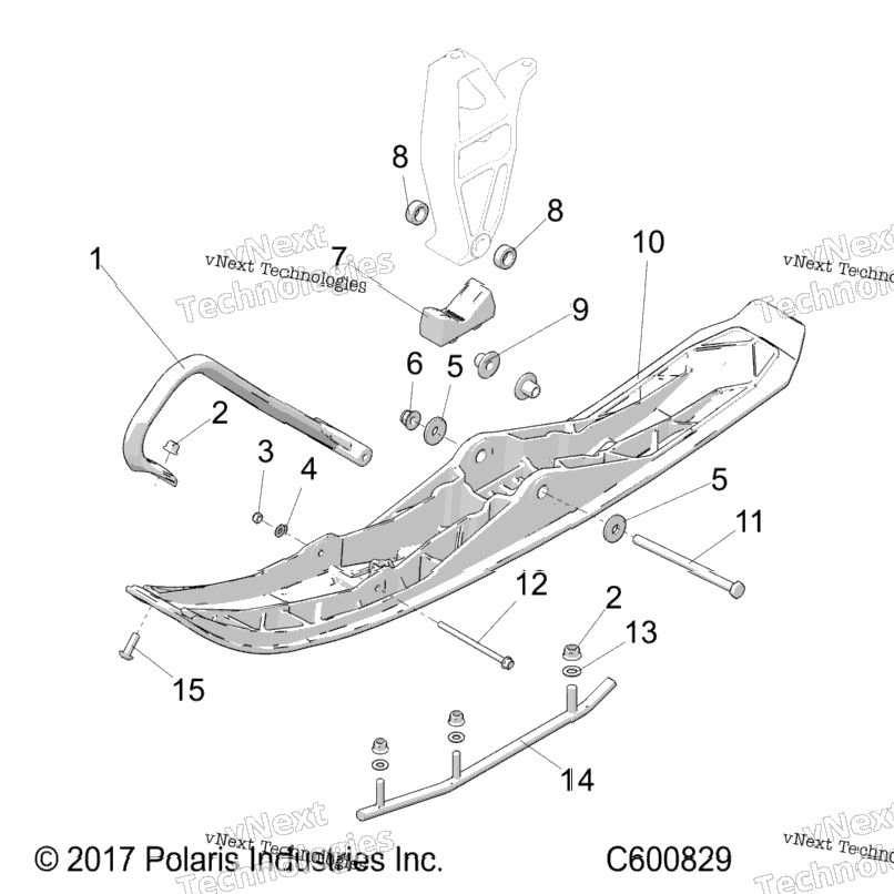 Steering, Ski Asm