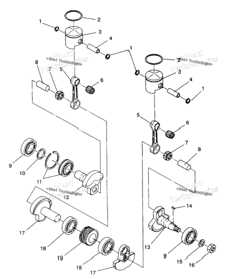 Piston & Crankshaft Lite Gt