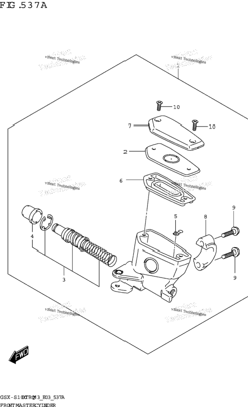 Front Master Cylinder