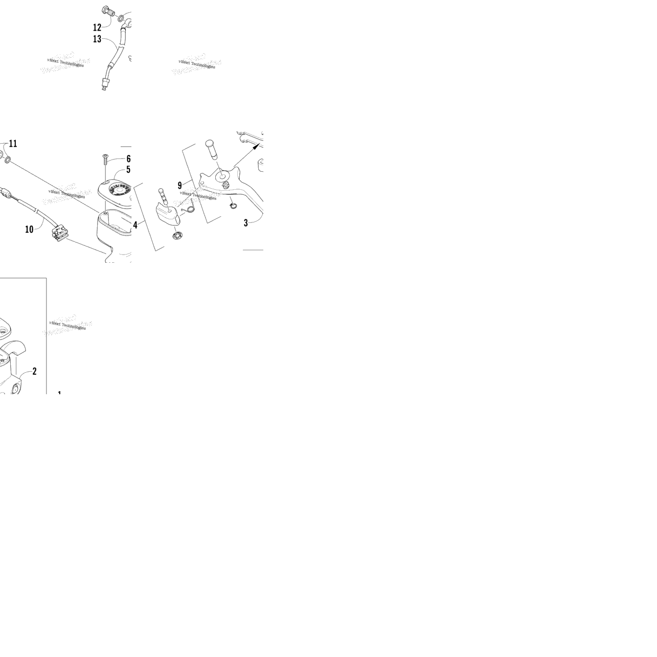 Hydraulic Brake Control Assembly