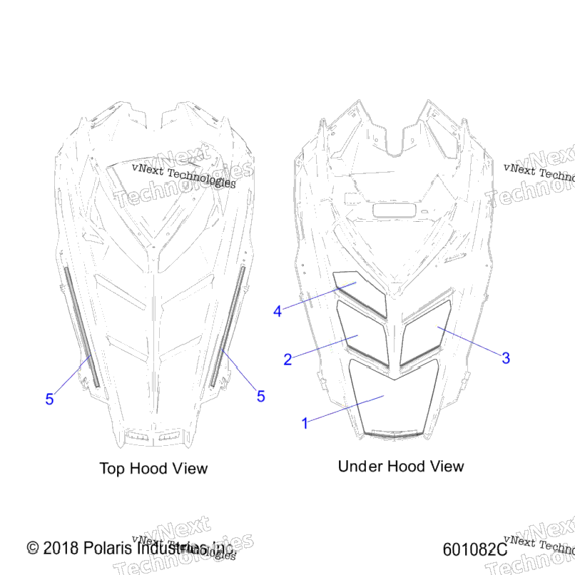 Body, Hood Foam/Seal