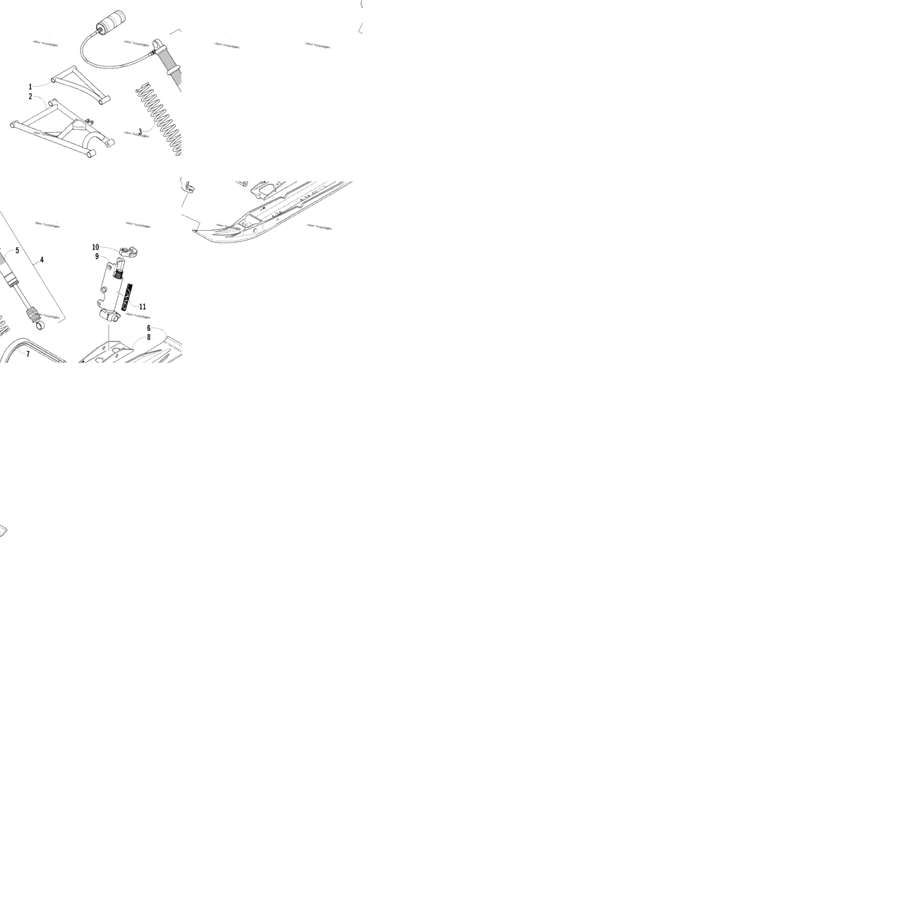 Ski And Front Suspension