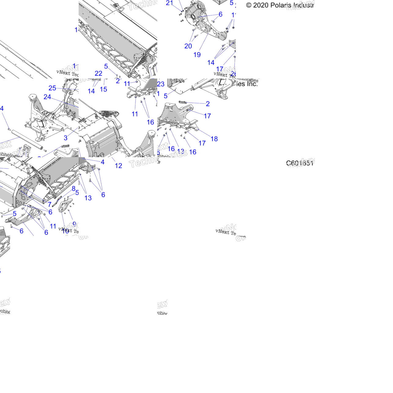 Chassis, Bulkhead Asm. All Options All Options