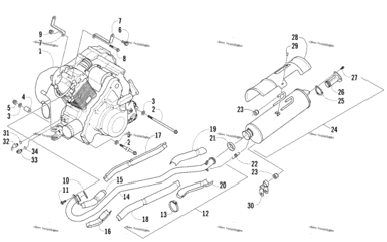 Engine And Exhaust