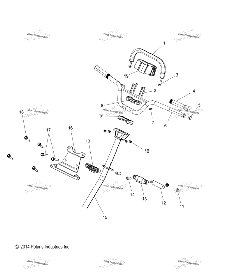 Steering, Handlebar, Steering Post