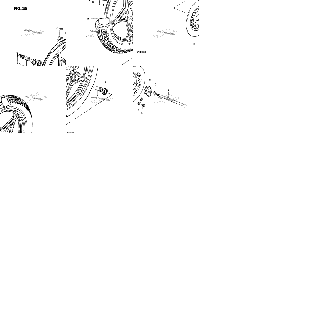 Front Wheel (Gn400t