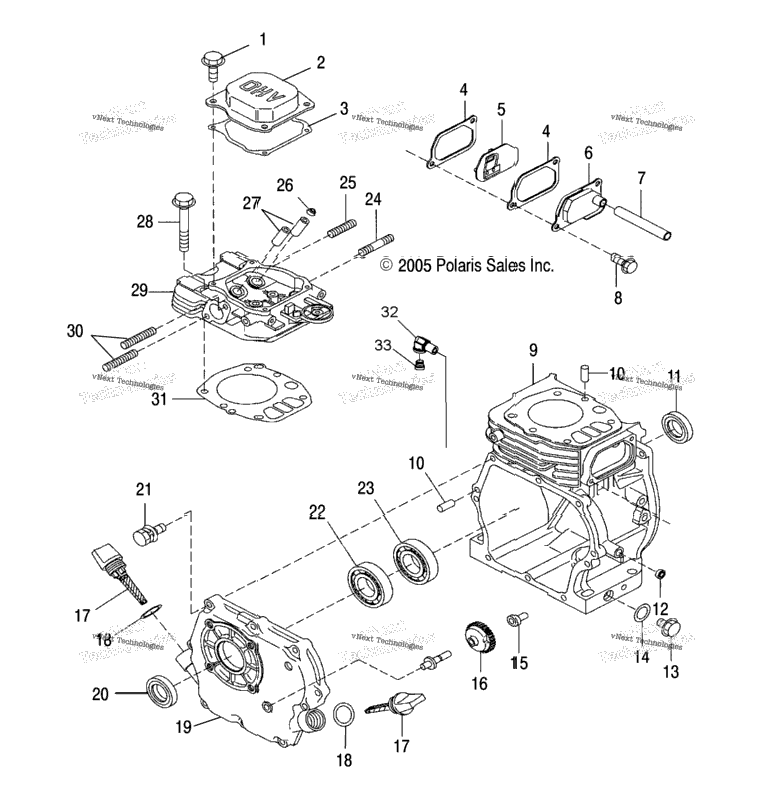 Engine, Crankcase