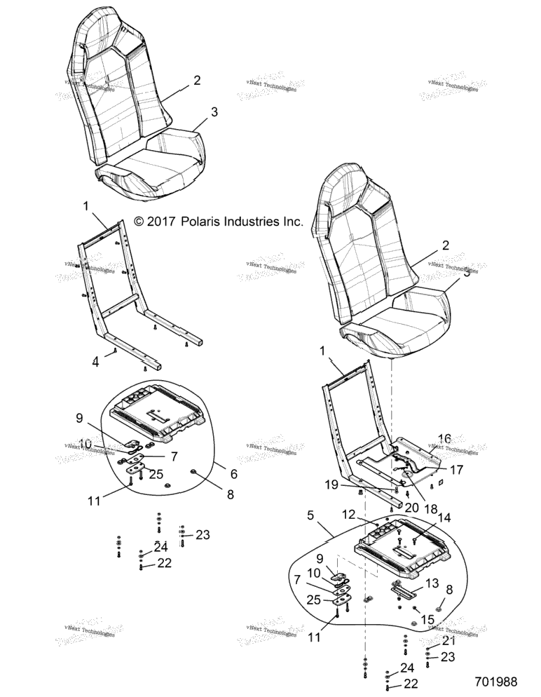 Body, Seat Asm. And Slider