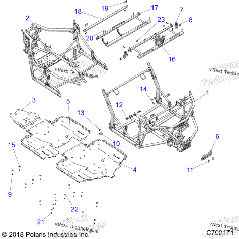 Chassis, Main Frame And Skid Plates