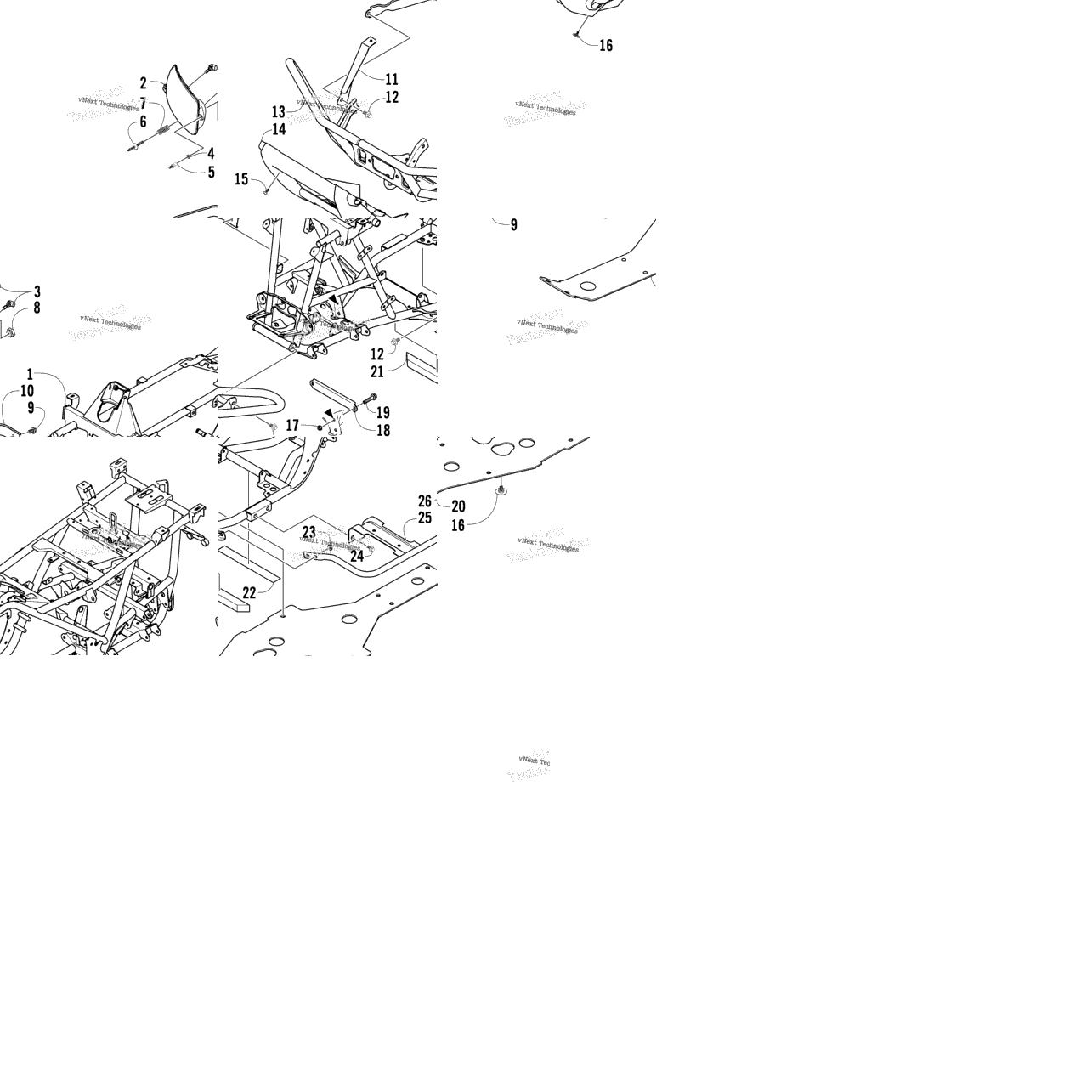 Frame And Related Parts