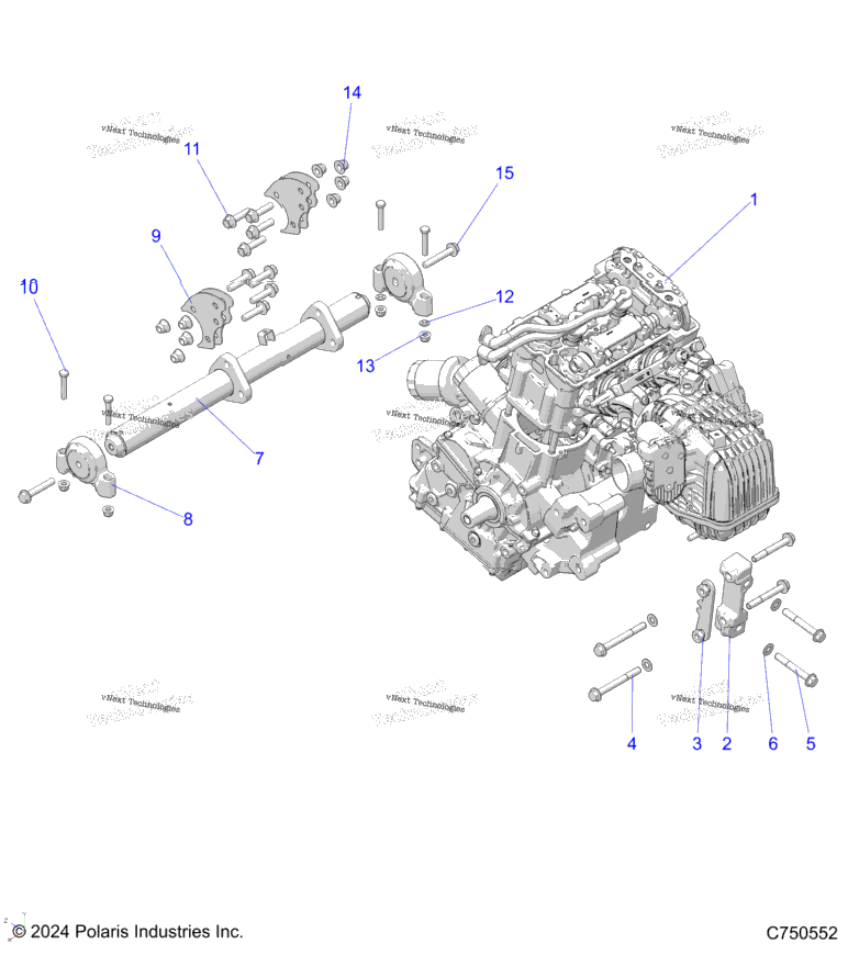 Engine, Mounting & Long Block