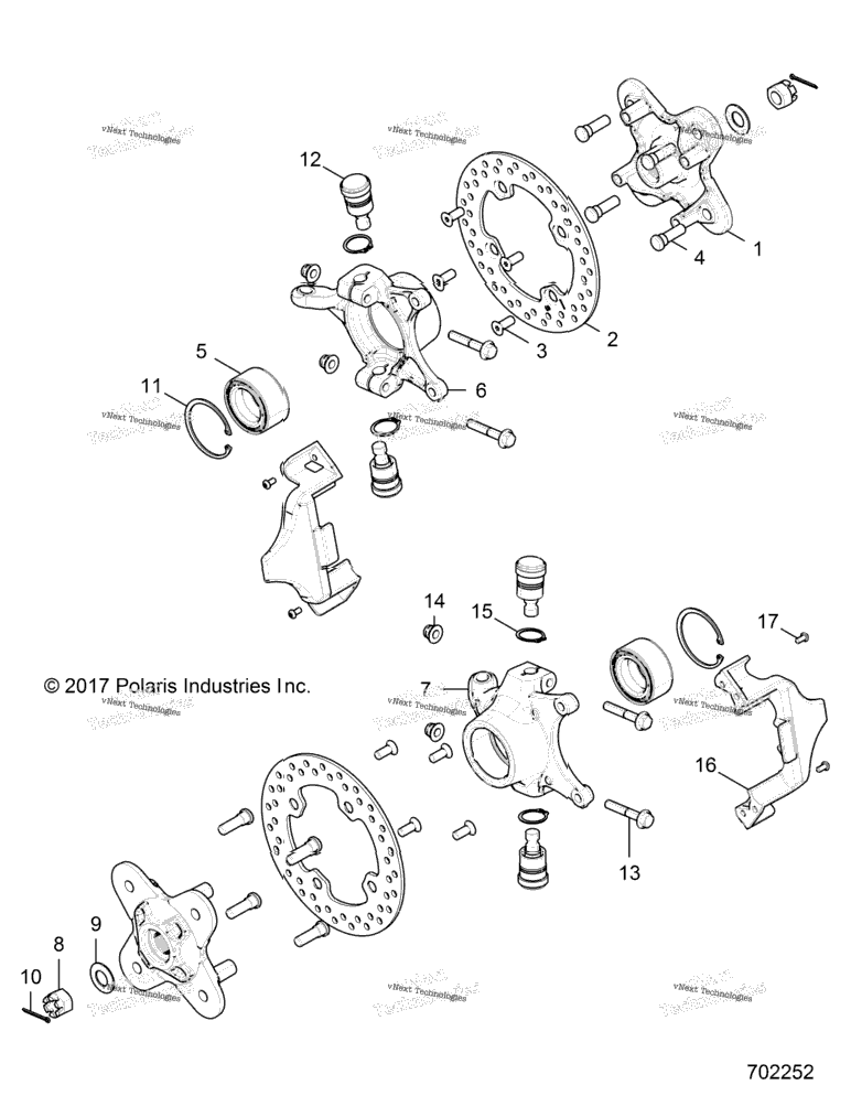 Suspension, Front Hub