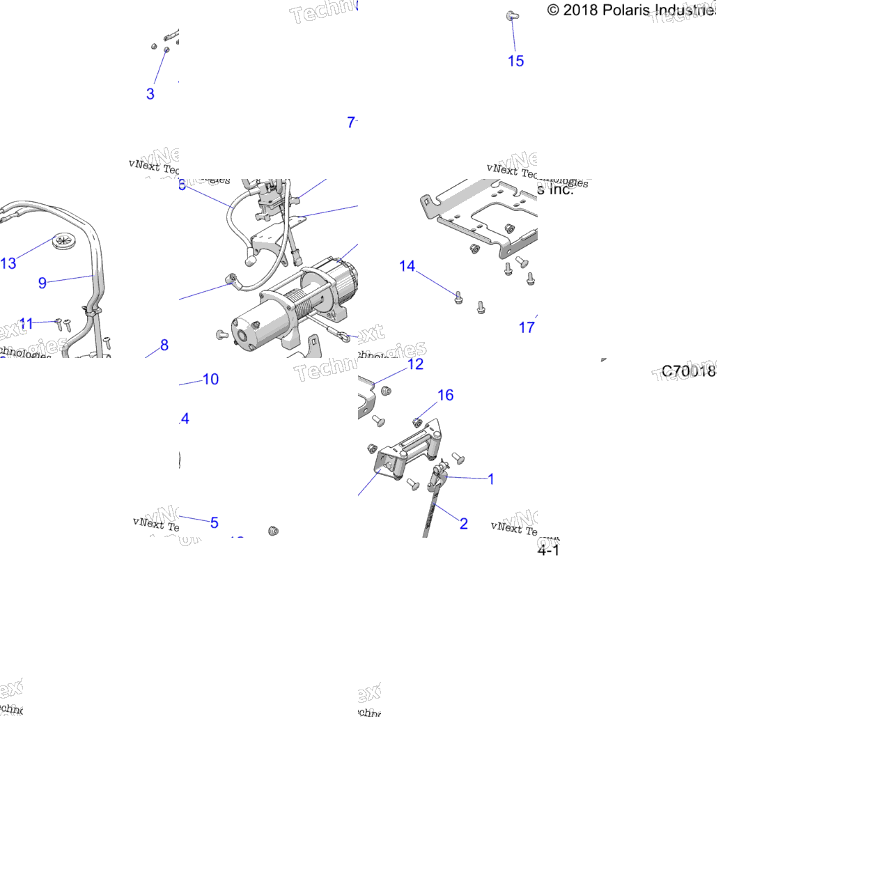 Accessory, Winch R19rge99ar/Ebr/Uaf/Ubf/Uam/Ubm/Ua9/Ub9/Ual/Kak/Kbk