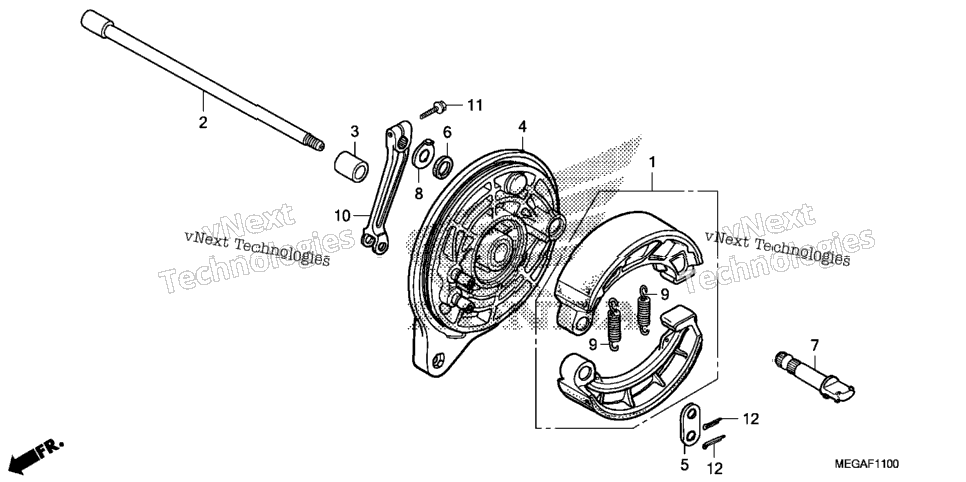 Rear Brake Panel