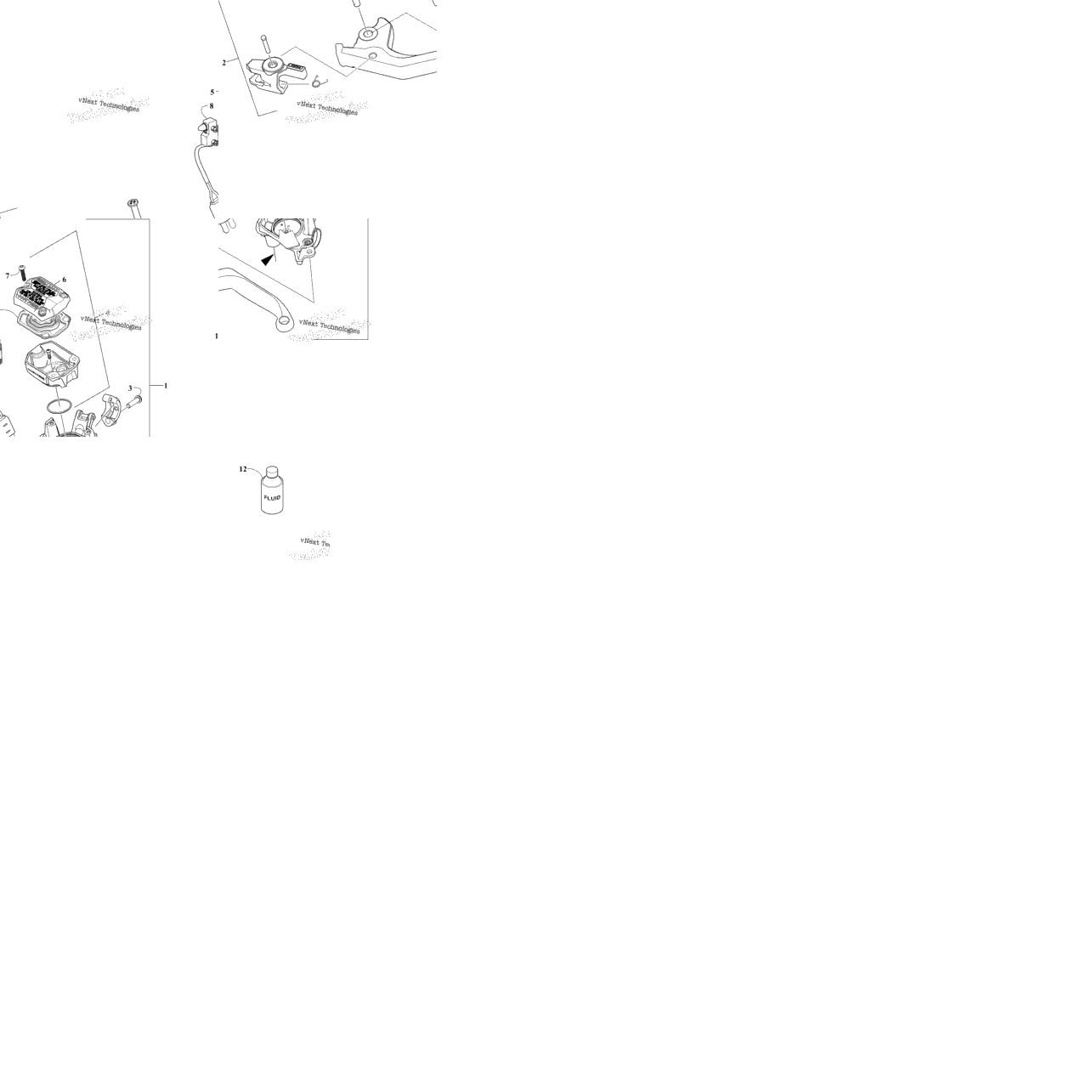 Hydraulic Brake Control Assembly