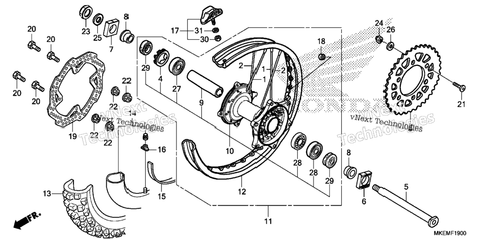 Rear Wheel