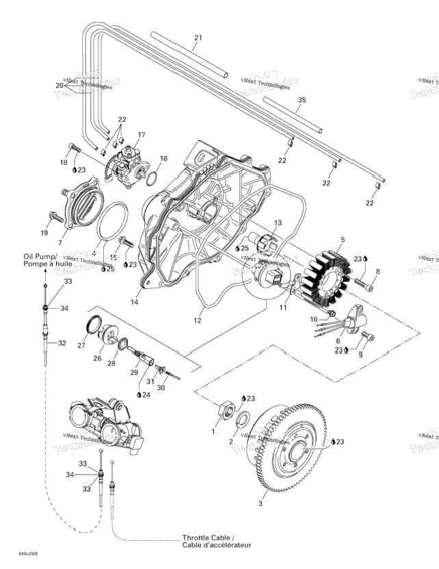 Magneto, Oil Pump